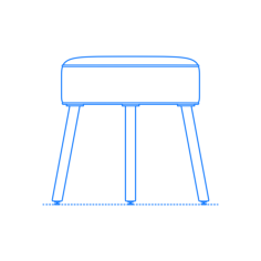 Furniture Stools Ikea Mortfors Stool Line Tracing Svg Vector, Free Vectors File